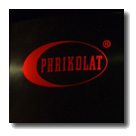 Phrikolat logo at night